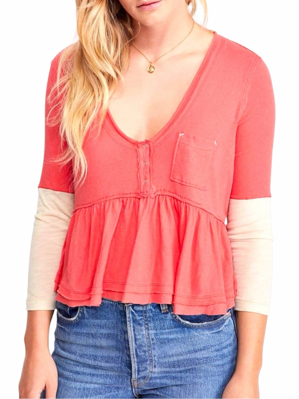 NEW WE THE FREE Heart of Mine Top Size S